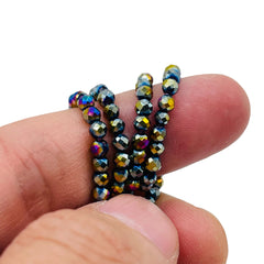 3mm Thunder Polish Round Cut 5 Rainbow