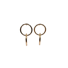 26mm Designer Earring 18K Gold Plated