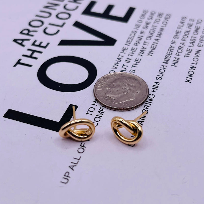 10mm Designer Earring 18K Gold Plated