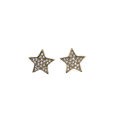 10x10mm Rhinestones Charm Star