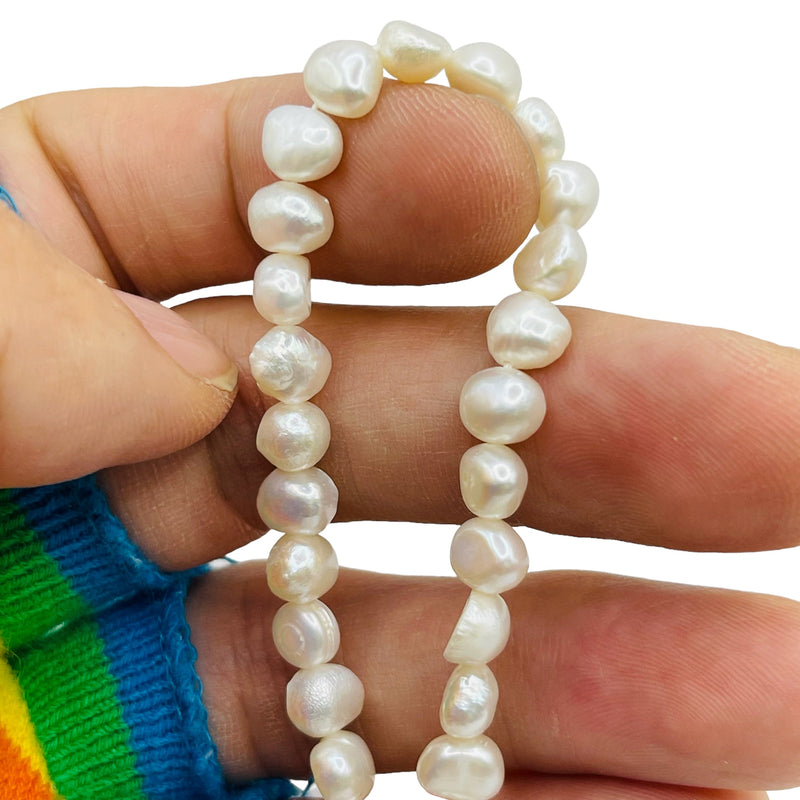 Fresh Water Pearl Button 6 to 7mm