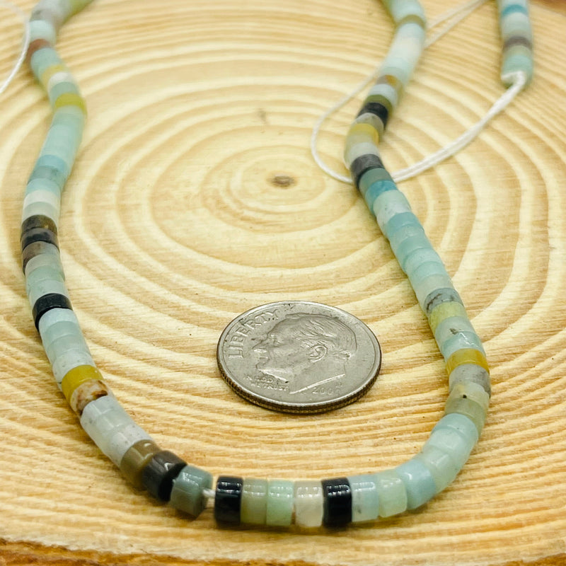 4x2mm Disc Amazonite