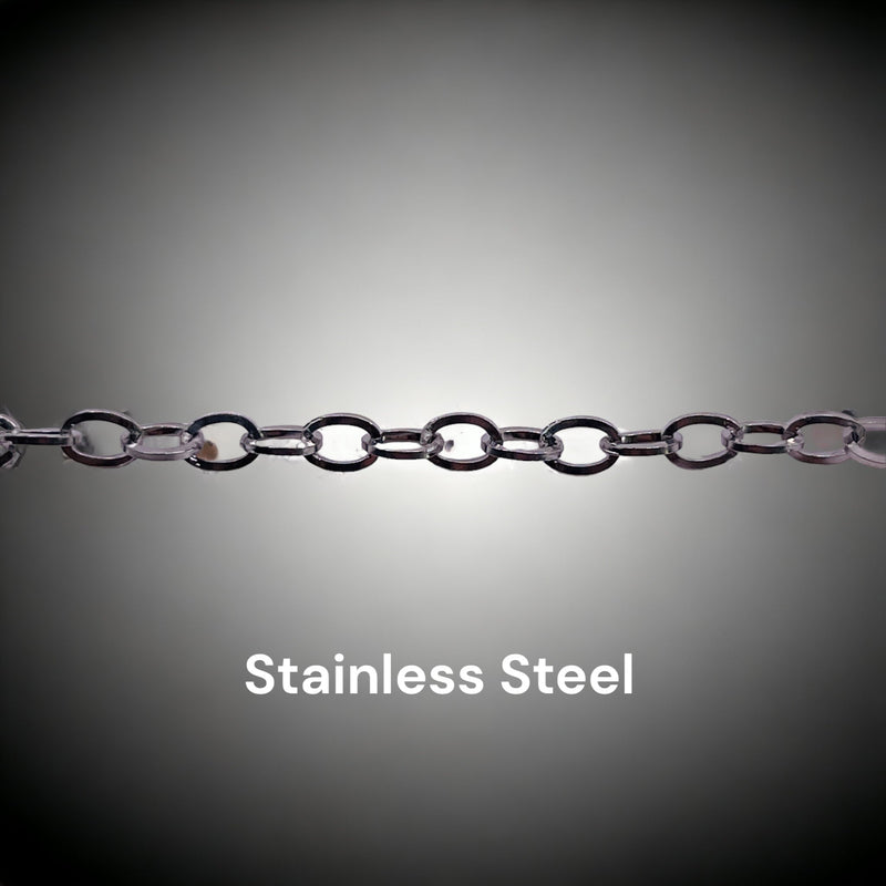 3mm Cable Chain Stainless Steel