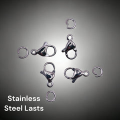 13mm Lobster Clasps Stainless Steel