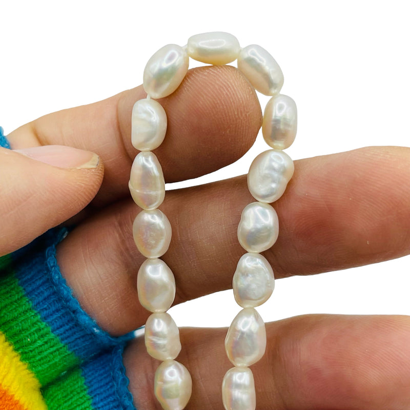 Fresh Water Pearl Button 7 to 8mm