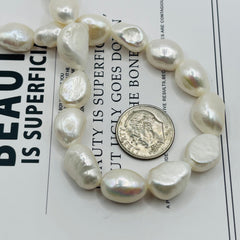 Fresh Water Pearl Button 10 to 11mm