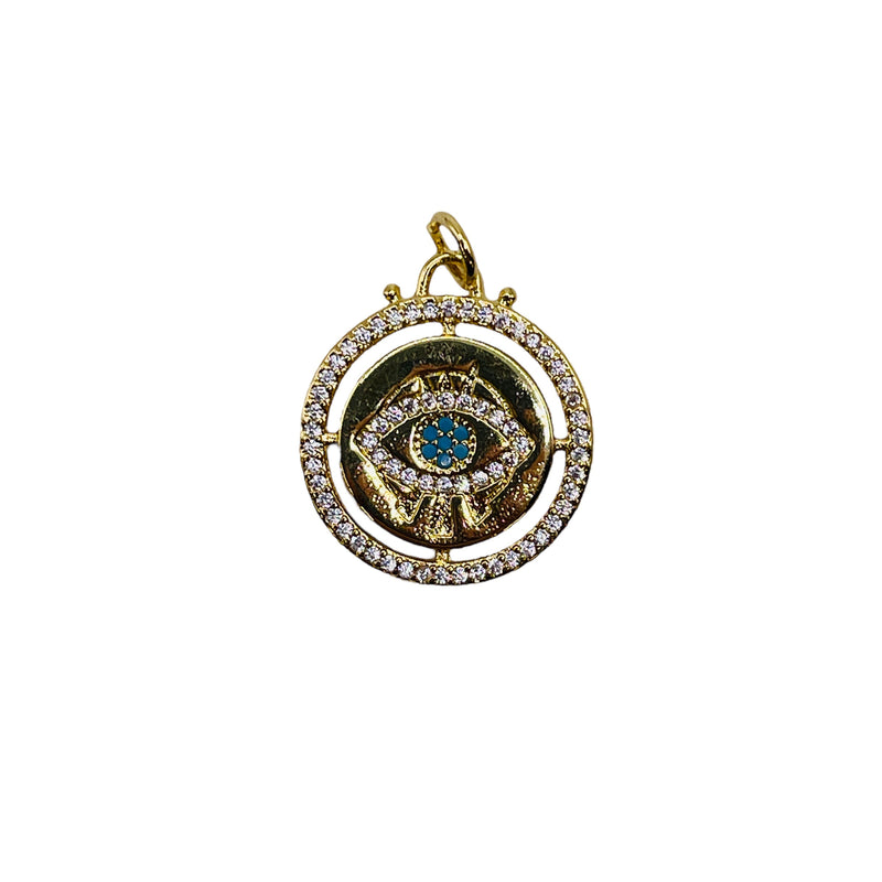 18mm Charm Evil Eye