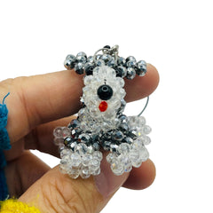 Handmade Beaded Doggy with Strap