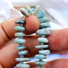 10mm Disc Blue Larimar