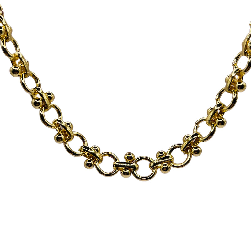 Losolo 7mm Handmade Chain Gold Plated