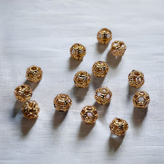 4mm Round Spacer 18K Gold Plated