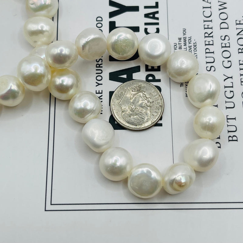 Fresh Water Pearl Button 11 to 12mm