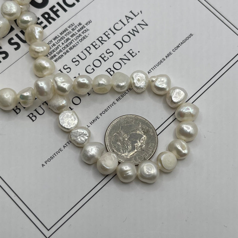 Fresh Water Pearl Button 7 to 8mm