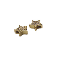 10x10mm Rhinestones Charm Star