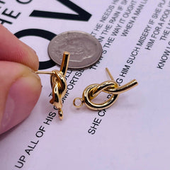 19mm Designer Earring 18K Gold Plated