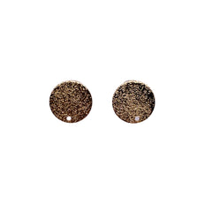 12mm Designer Earring 18K Gold Plated