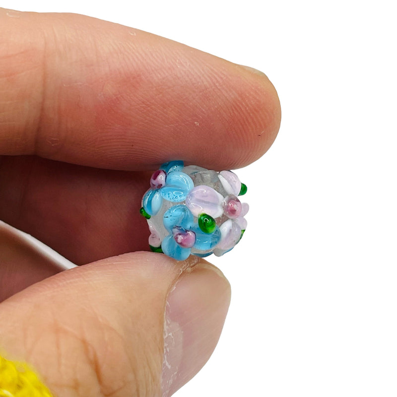 12mm Round Lampwork Handmade