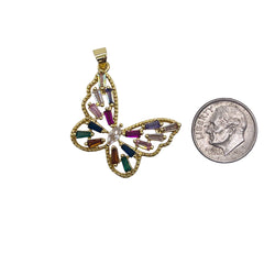 30x22mm Charm Butterfly