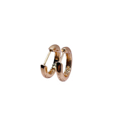 16mm Designer Earrings 18K Gold Plated