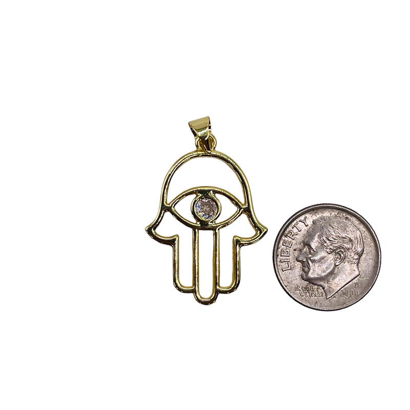 28x18mm Charm Hamsa