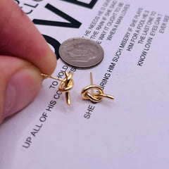 11mm Designer Earring 18K Gold Plated