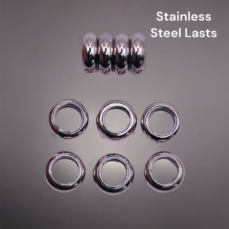 5x2mm Roundel Spacer Stainless Steel