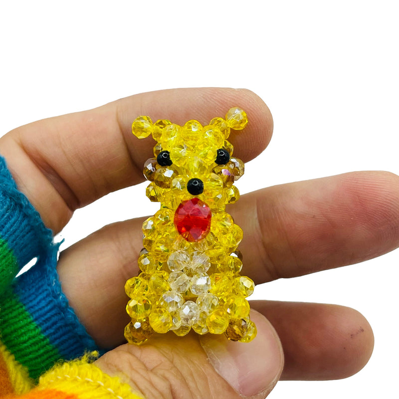 Handmade Beaded squirrel with Strap