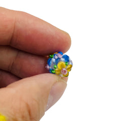 12mm Round Lampwork Handmade