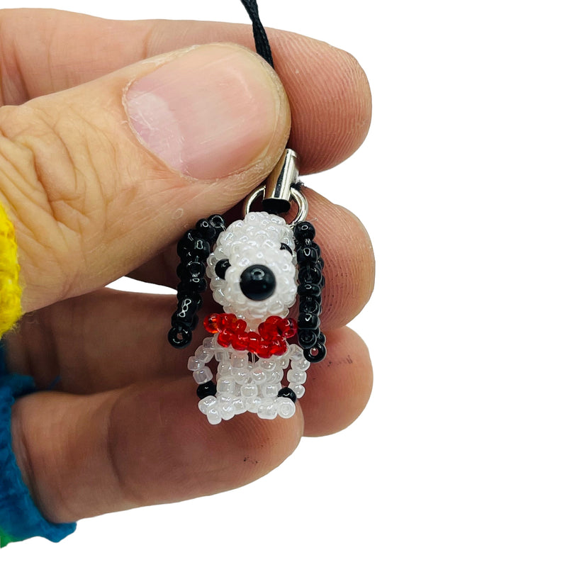 Handmade Beaded Doggy with Strap