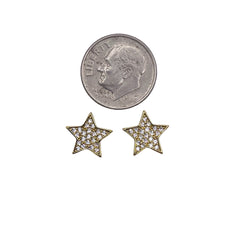10x10mm Rhinestones Charm Star