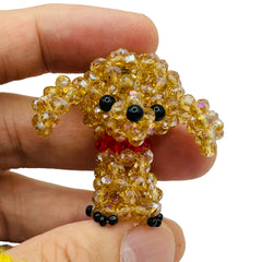 Handmade Beaded Chihuahua with Keychain