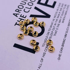 6x3mm Spacer 18K Gold Plated