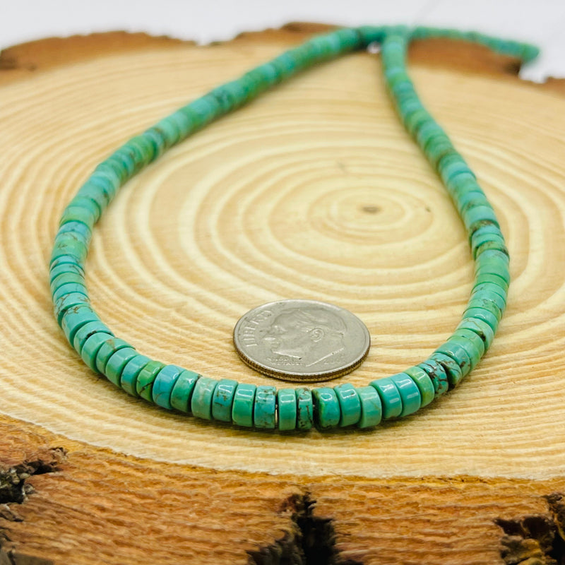 4x2mm Disc Reconstructed Turquoise