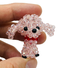 Handmade Beaded Chihuahua with Keychain