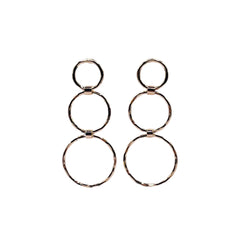 52mm Designer Earring 18K Gold Plated