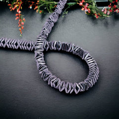 4x1mm Disc Hematite Rhodium