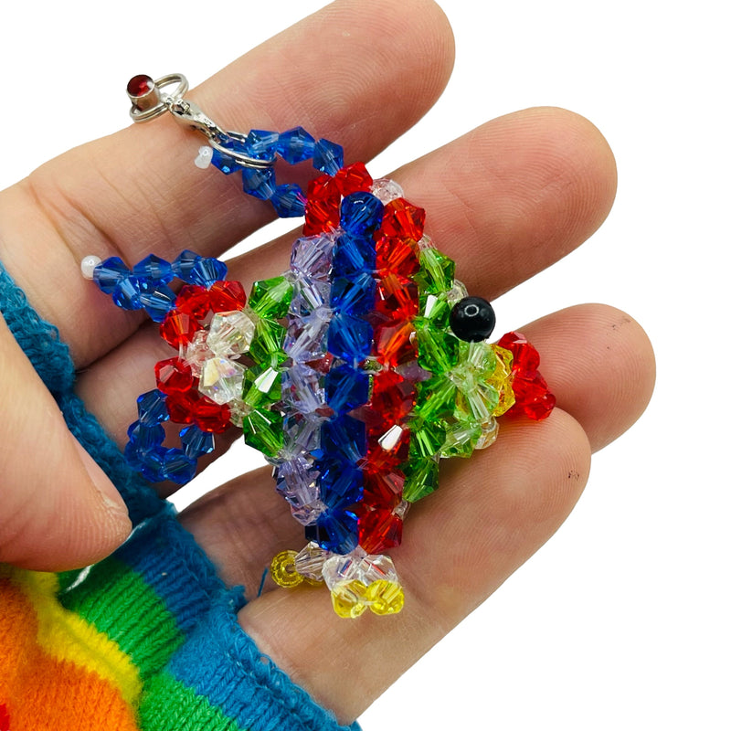 Handmade Beaded Fish with Strap