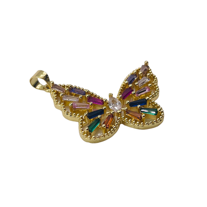 30x22mm Charm Butterfly